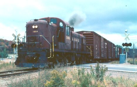 LS&I 1601 heads to the Soo Line Interchange